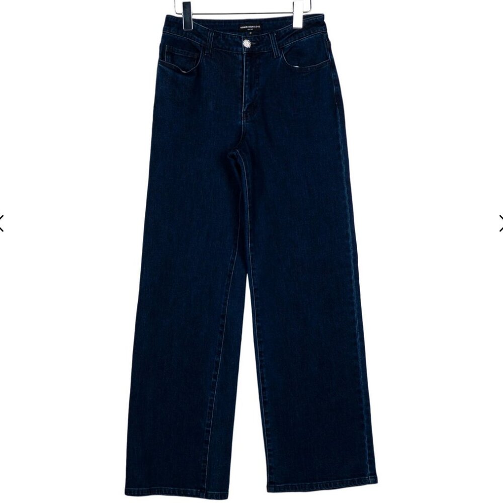 Generation Love Mid-Rise Wide Leg Jeans